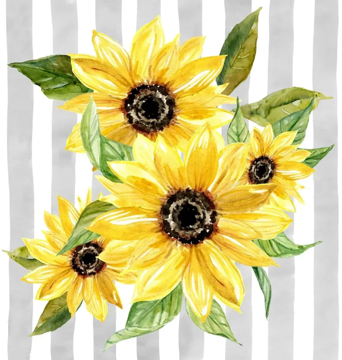 Sunflower Array I By Carol Robinson - Yellow