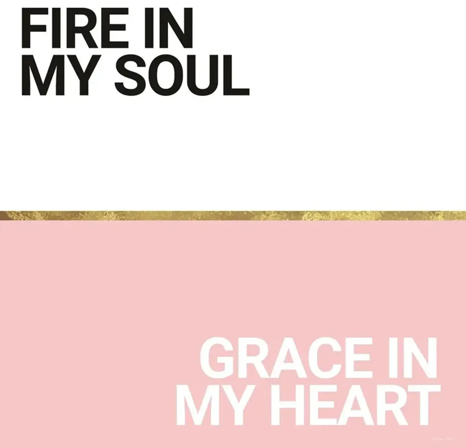 Framed - Fire & Grace By Susan Ball - Pink