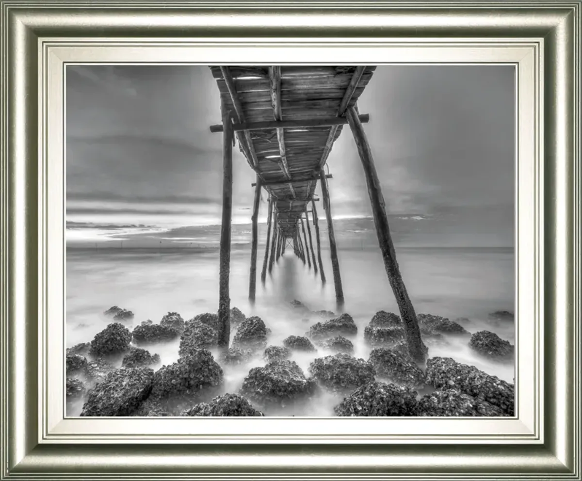 Beneath The Bamboo By Nhiem Hoang The - Framed Print Wall Art - Dark Gray