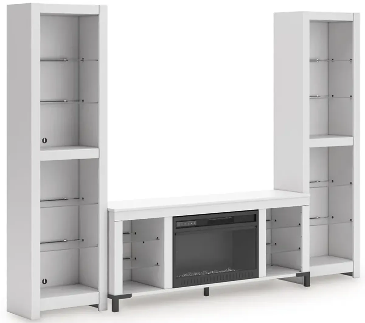 Brollevi - 3-Piece Entertainment Center - White