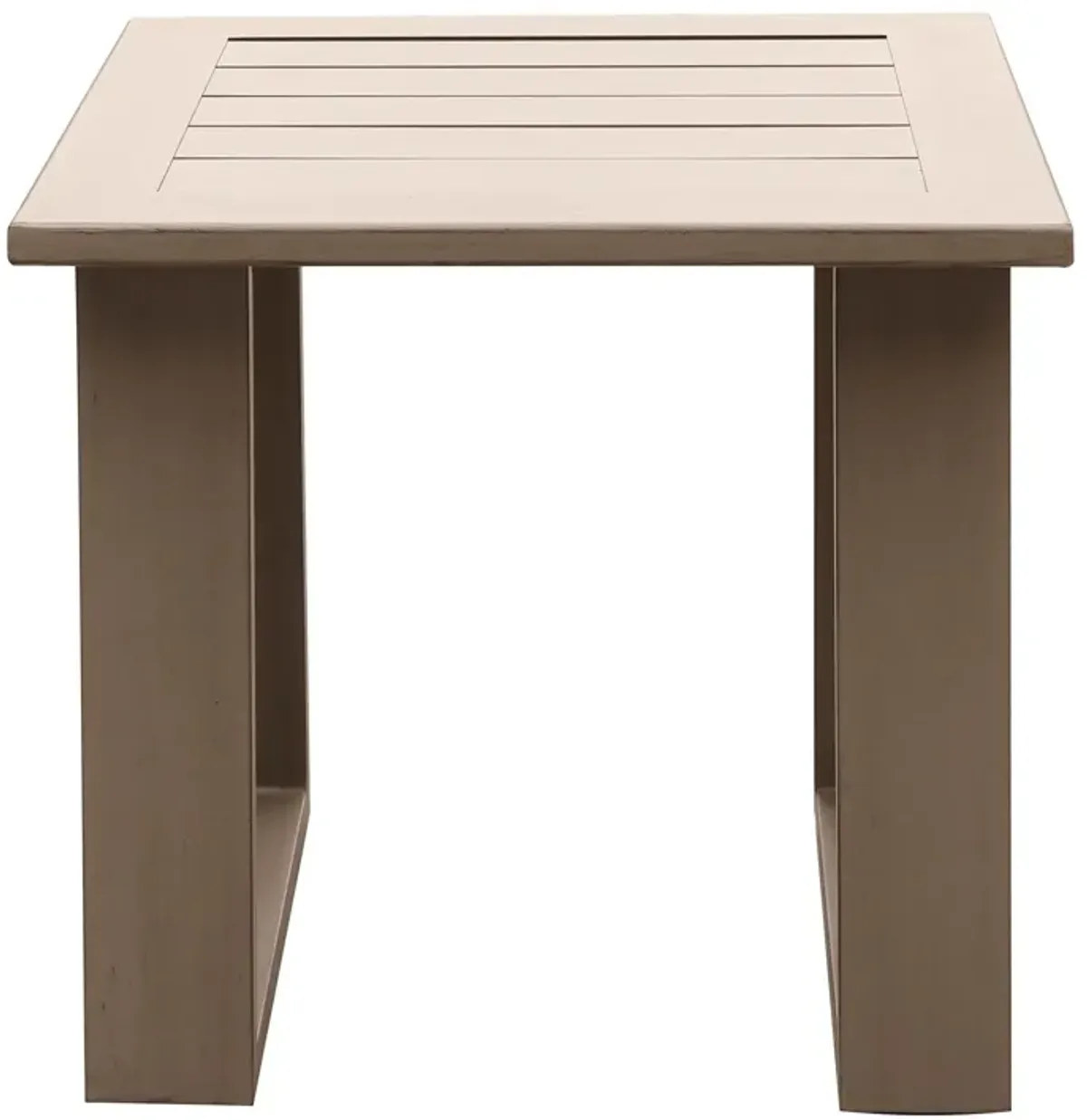 End Table, Wood Grained - Light Brown