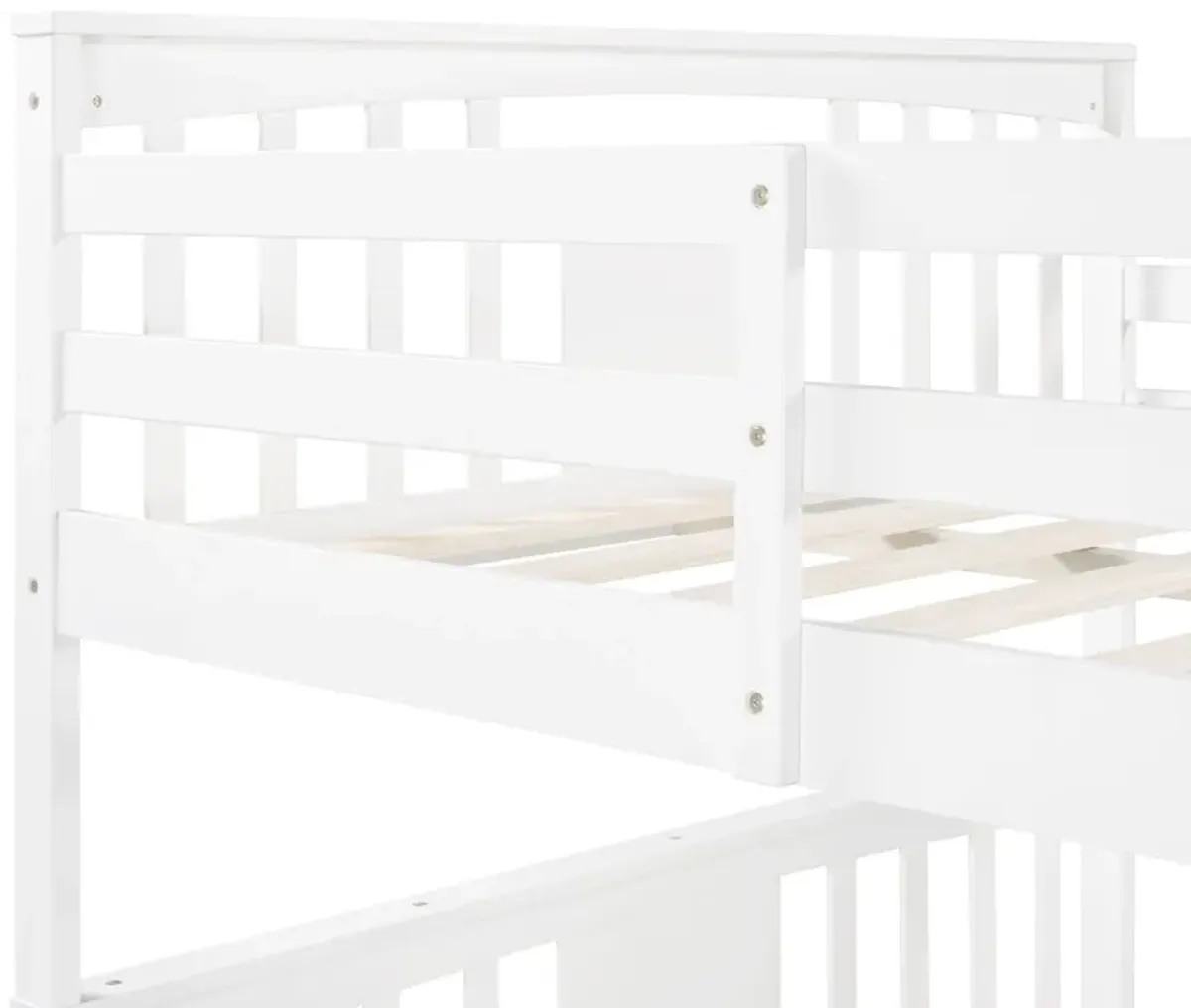 Bunk Bed With Ladder For Bedroom, Guest Room Furniture