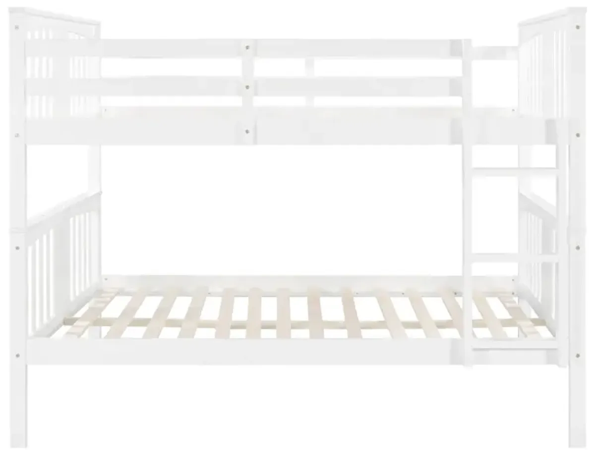 Bunk Bed With Ladder For Bedroom, Guest Room Furniture