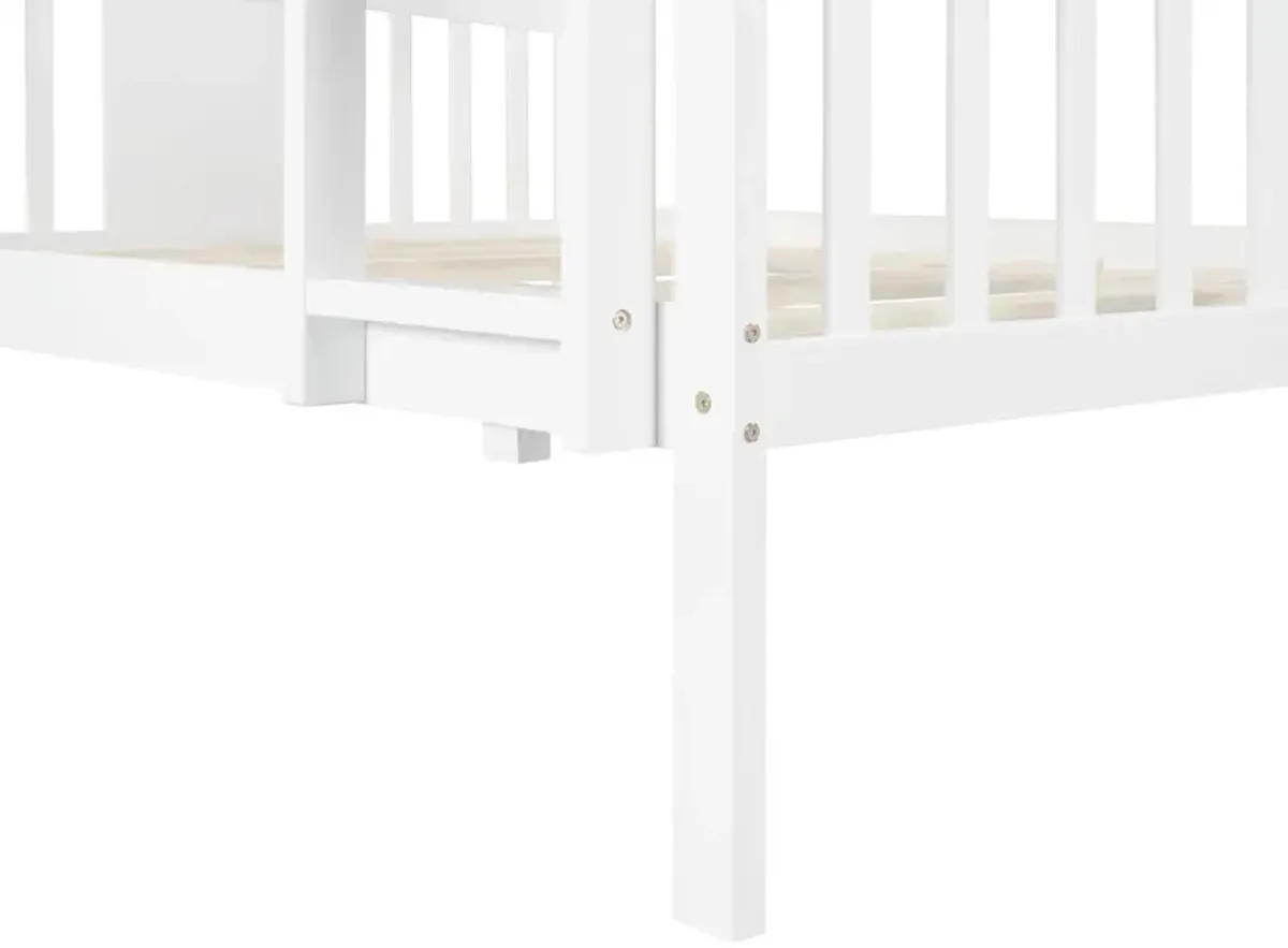 Bunk Bed With Ladder For Bedroom, Guest Room Furniture