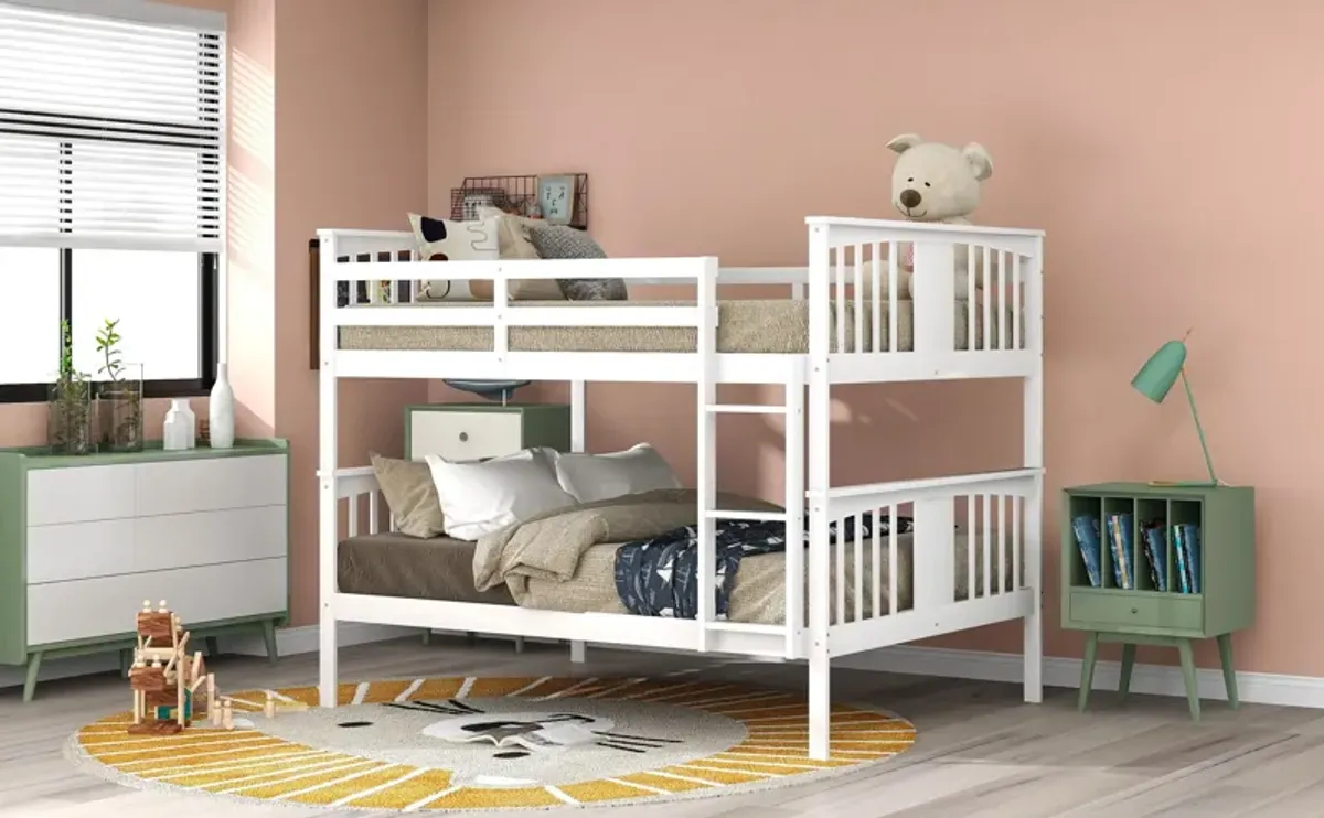 Bunk Bed With Ladder For Bedroom, Guest Room Furniture