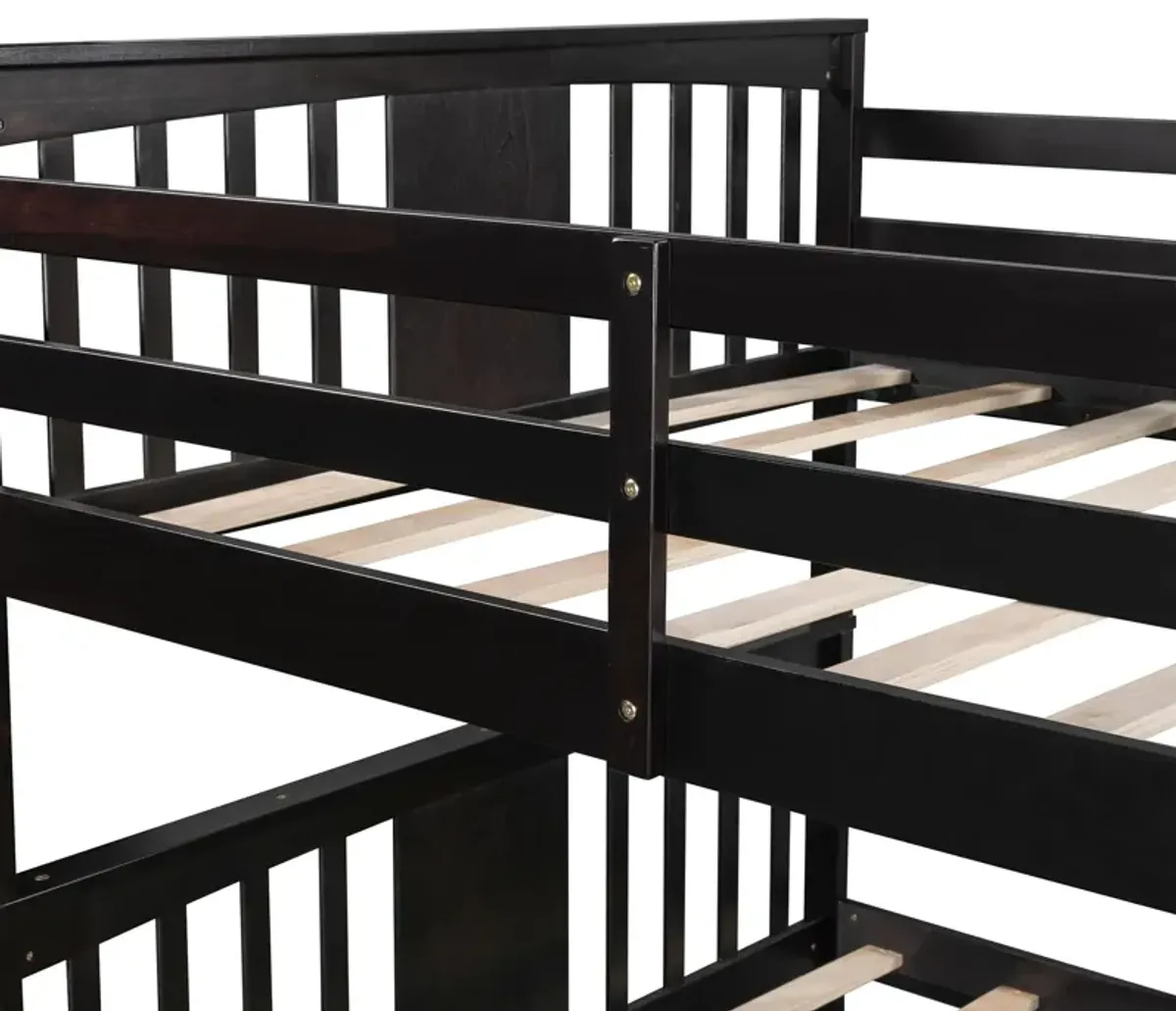 Bunk Bed With Ladder For Bedroom, Guest Room Furniture