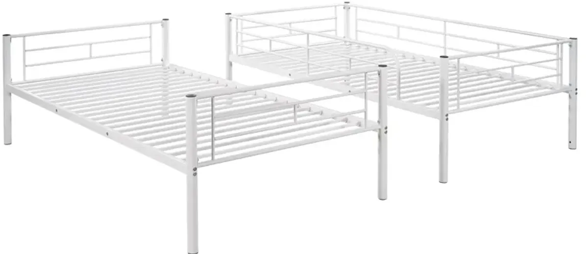 Twin Over Twin Metal Bunk Bed