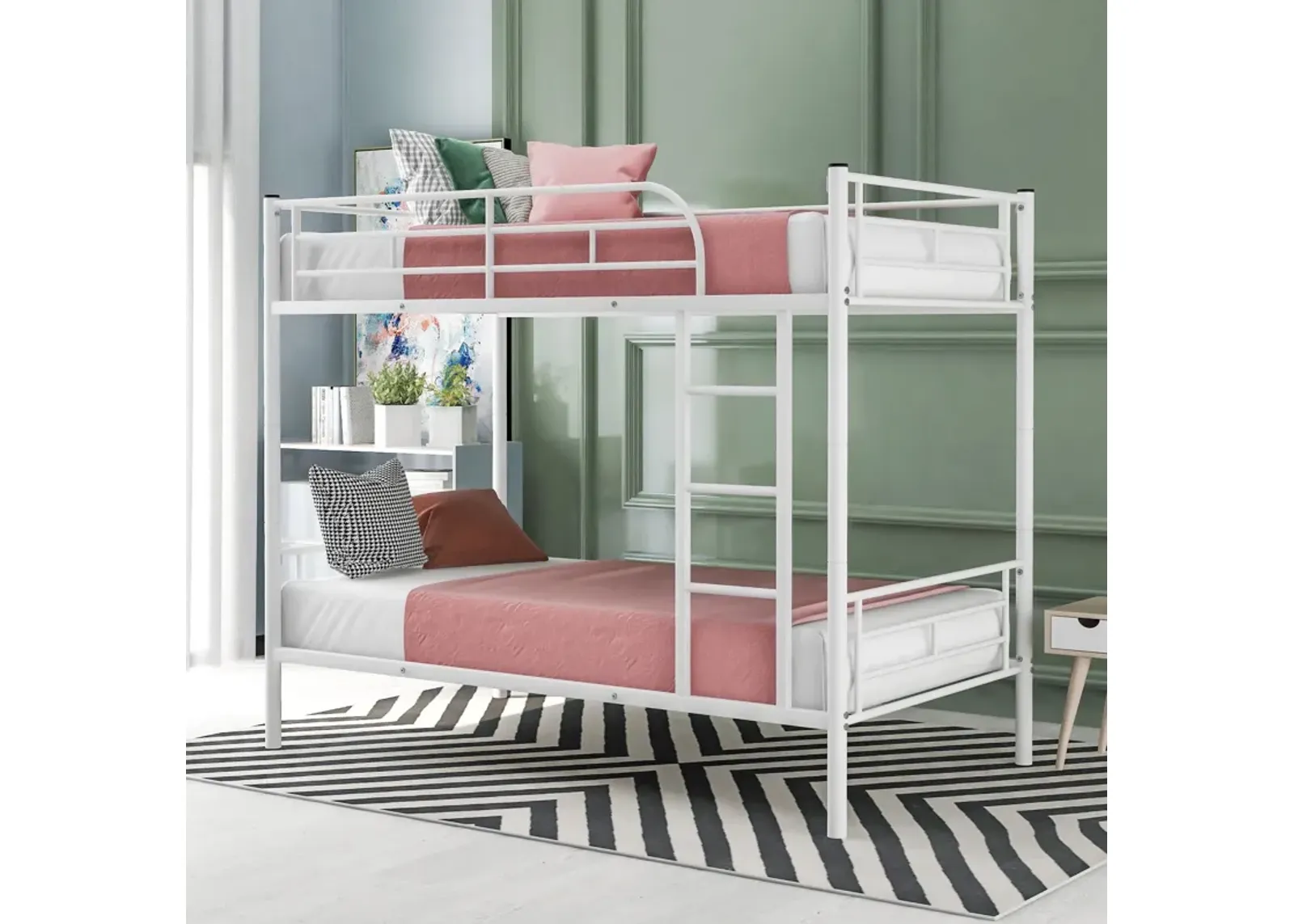 Twin Over Twin Metal Bunk Bed