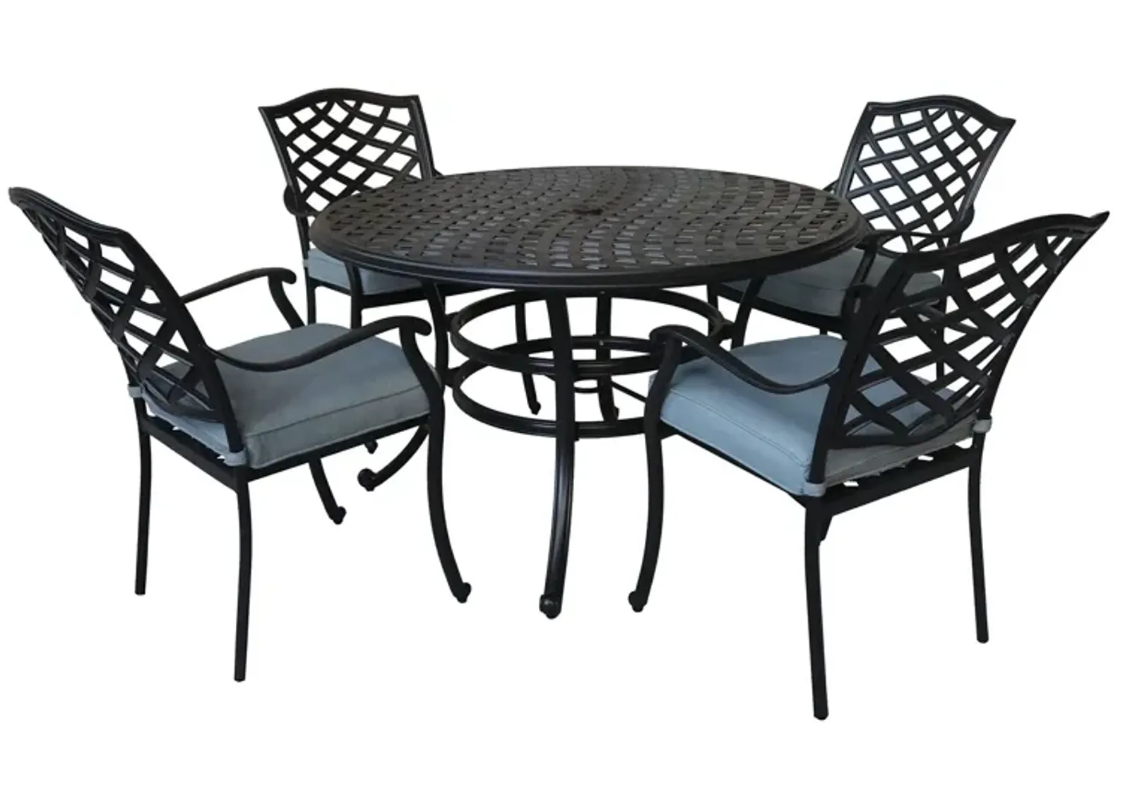 Aluminum Round Dining Set