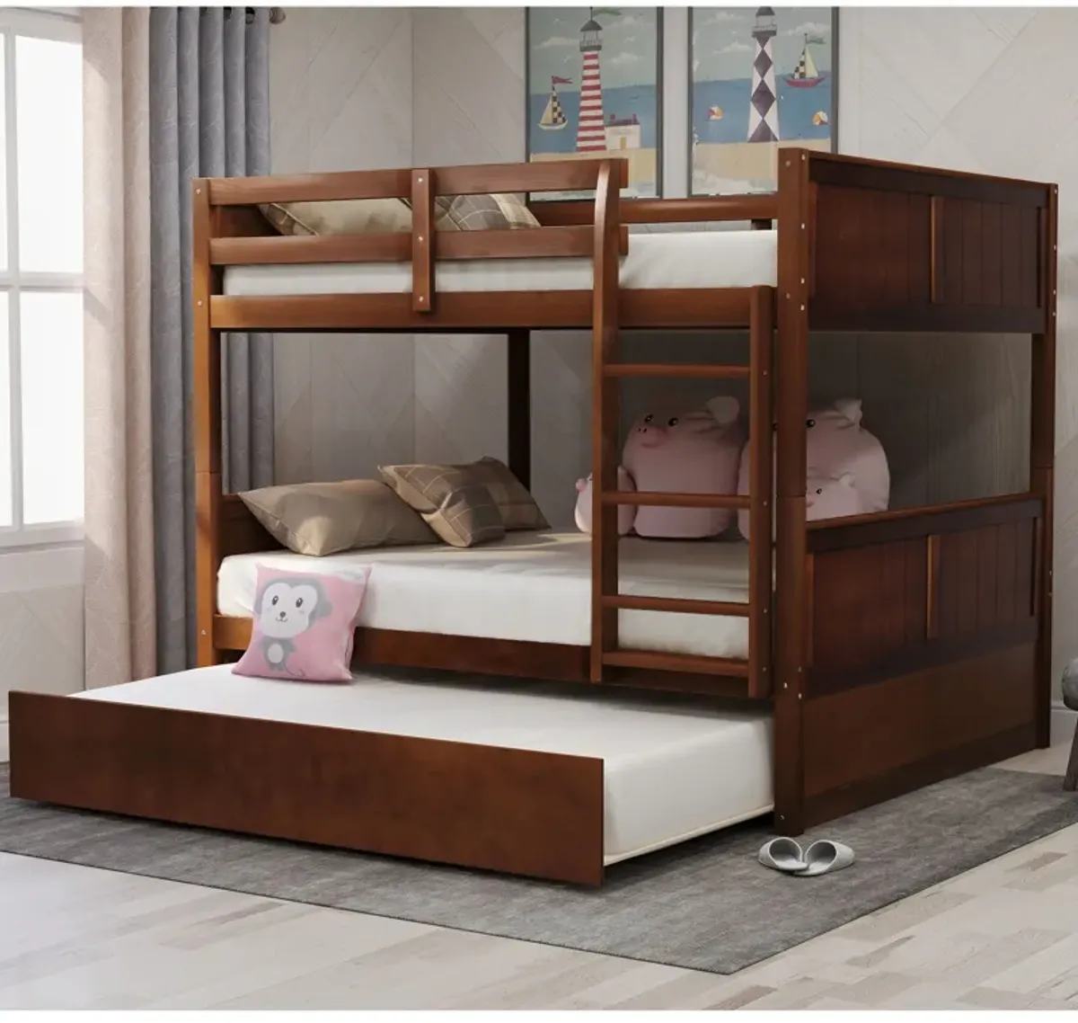 Bunk Bed With Twin Size Trundle