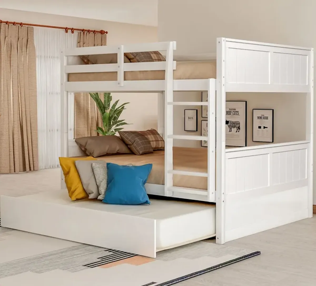 Bunk Bed With Twin Size Trundle