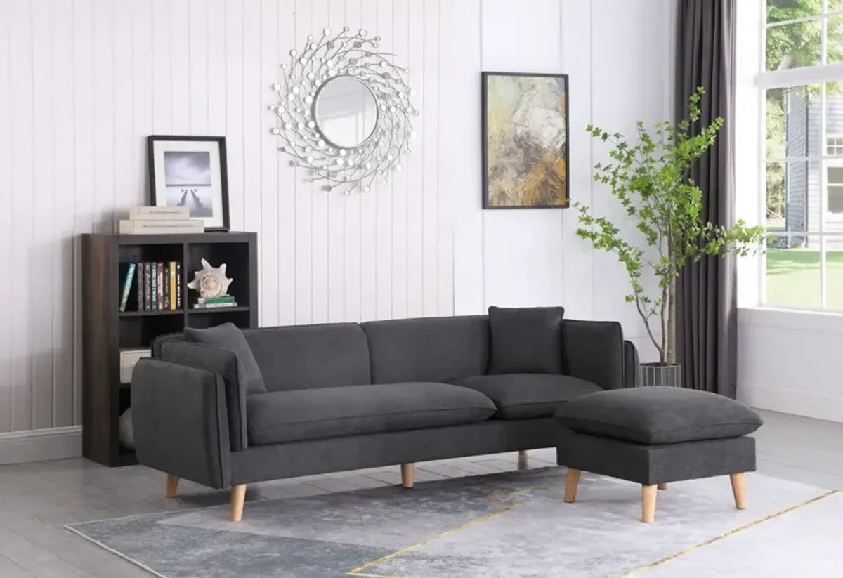 Brayden - Fabric Sectional Sofa Chaise