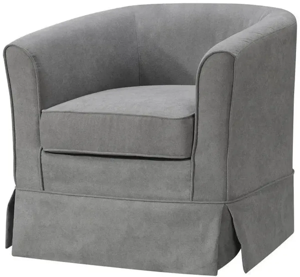 Tucker - Woven Fabric Swivel Barrel Chair