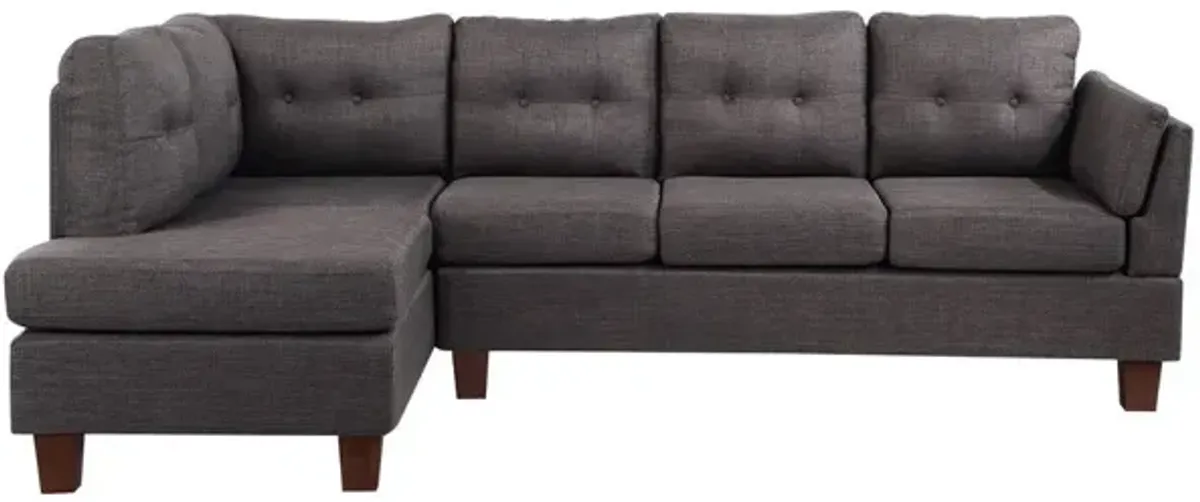 Dalia - Linen Modern Sectional Sofa With Chaise