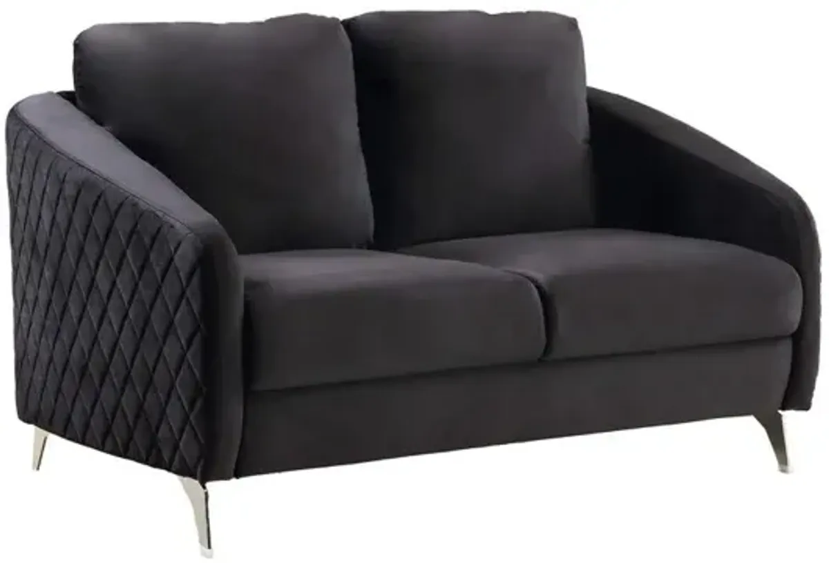 Sofia - Velvet Modern Chic Loveseat Couch