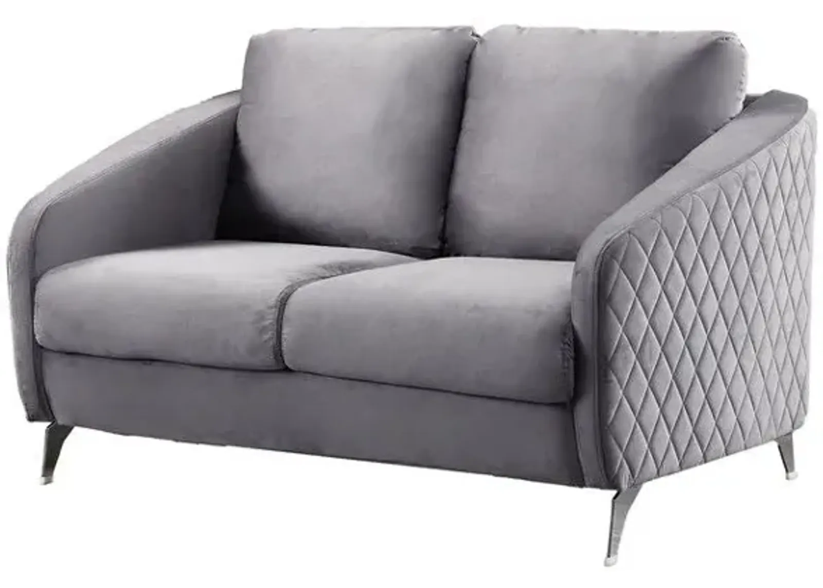 Sofia - Velvet Modern Chic Loveseat Couch