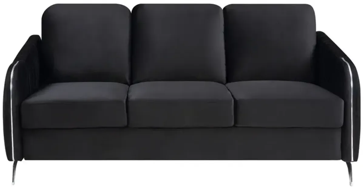 Hathaway - Velvet Fabric Sofa Set