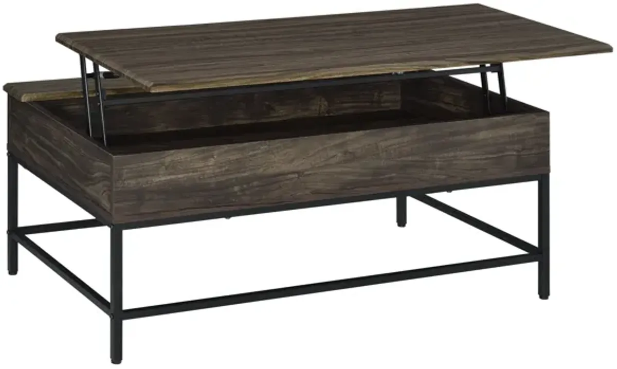 Cliff - Lift Top Coffee Table - Brown