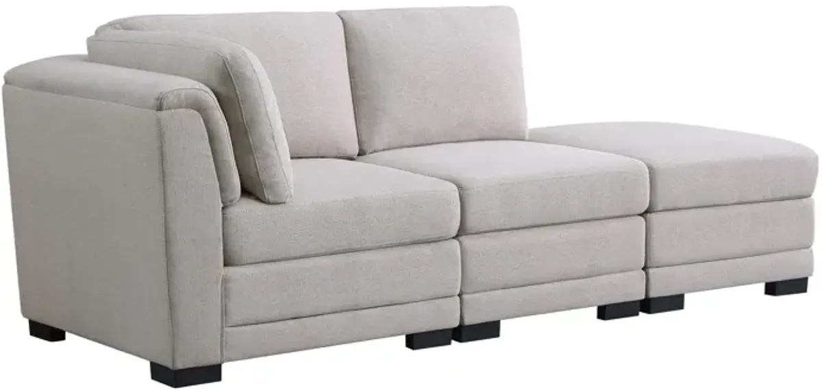 Kristin - Linen Fabric Reversible Sofa