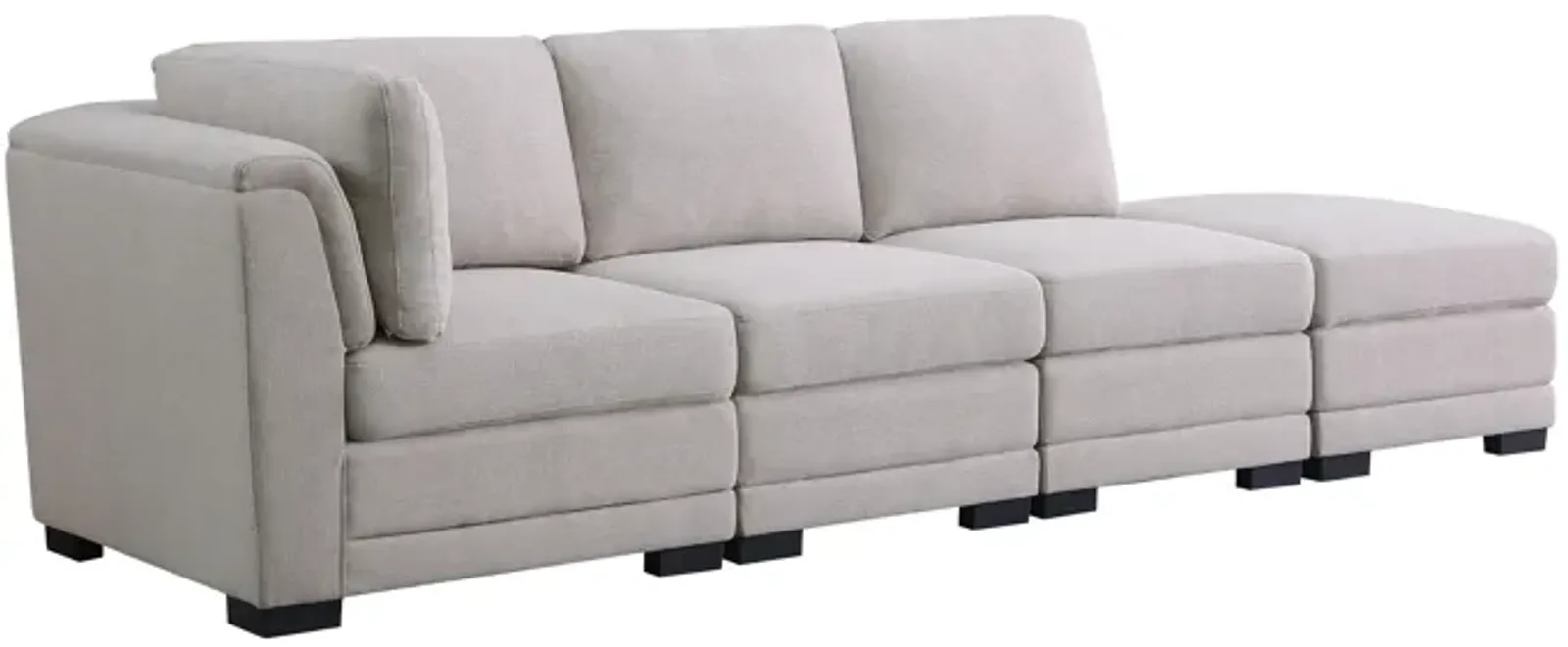 Kristin - Linen Fabric Reversible Sofa