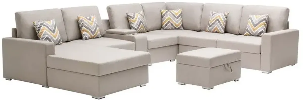 Nolan - 8 Piece Sectional Sofa With Interchangeable Legs