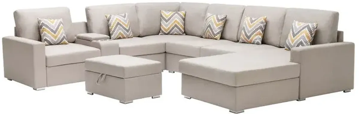 Nolan - 8 Piece Sectional Sofa With Interchangeable Legs