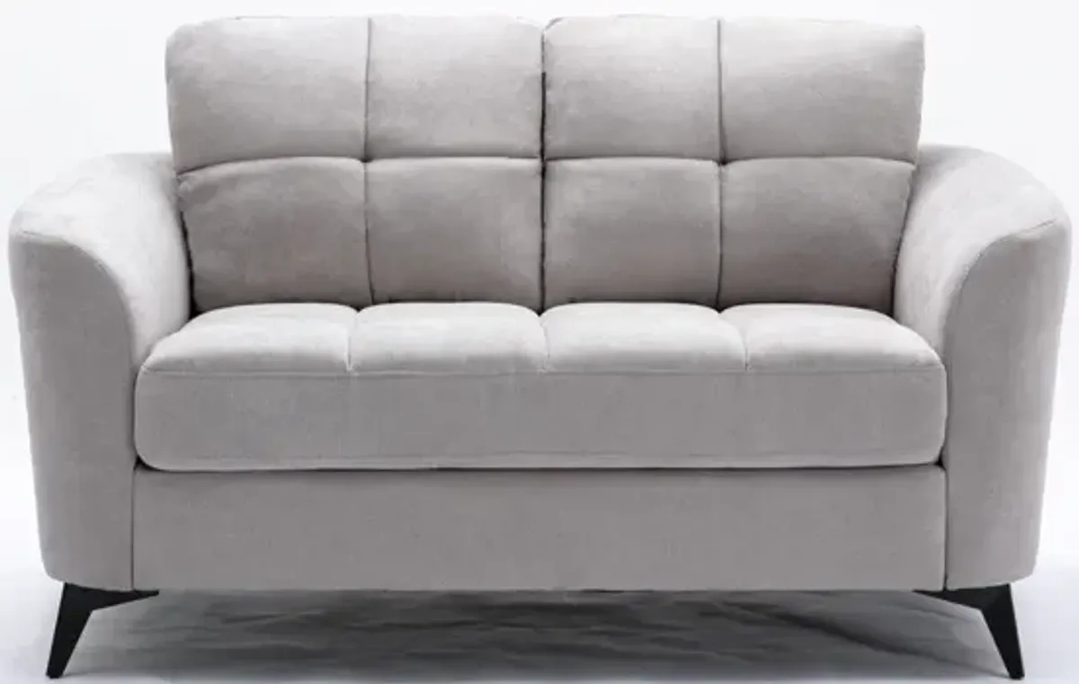 Callie - Woven Fabric Loveseat