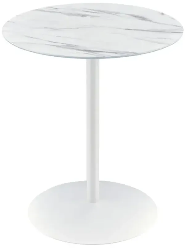 Circa - 17.5" End Table With Marble Textured Top