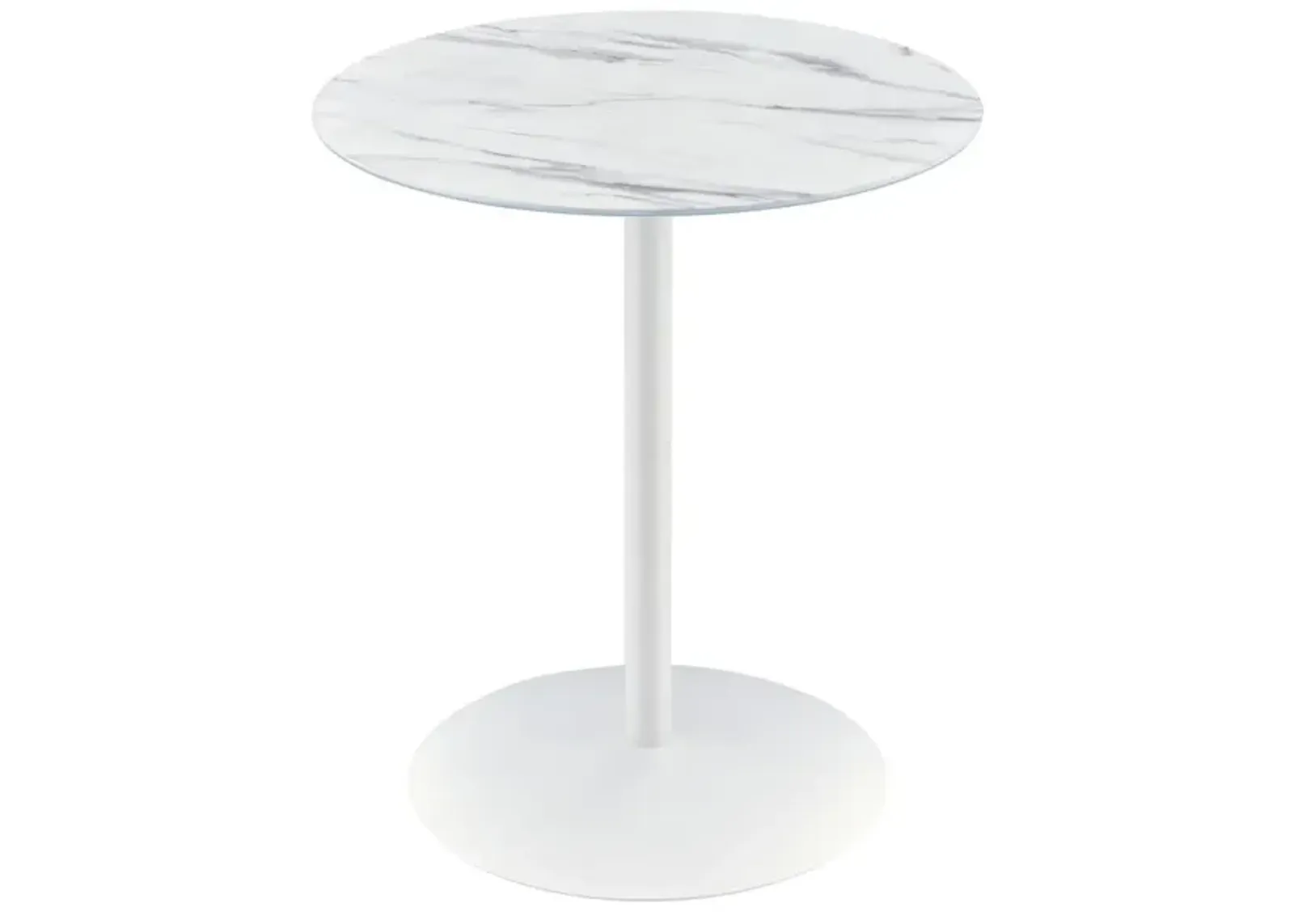 Circa - 17.5" End Table With Marble Textured Top