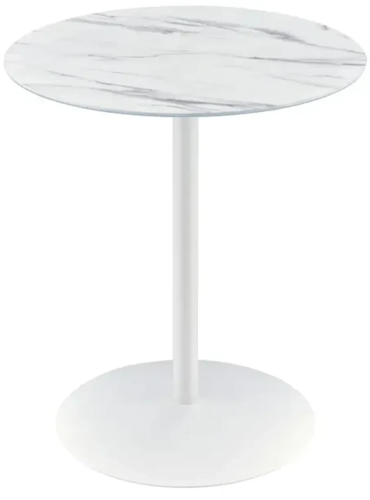 Circa - 17.5" End Table With Marble Textured Top