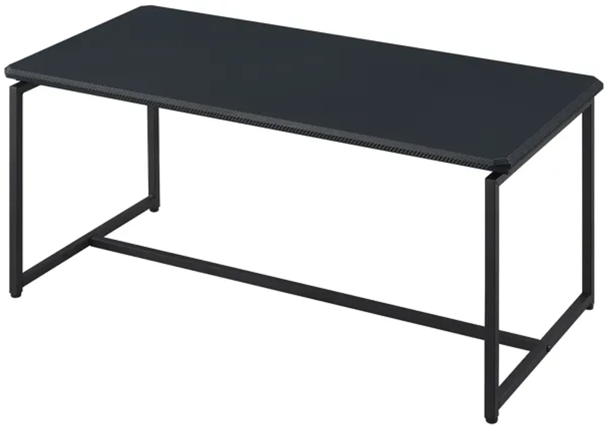 GT - 3 Piece Carbon Fiber Wrap Coffee Table And End Table (Set of 3)