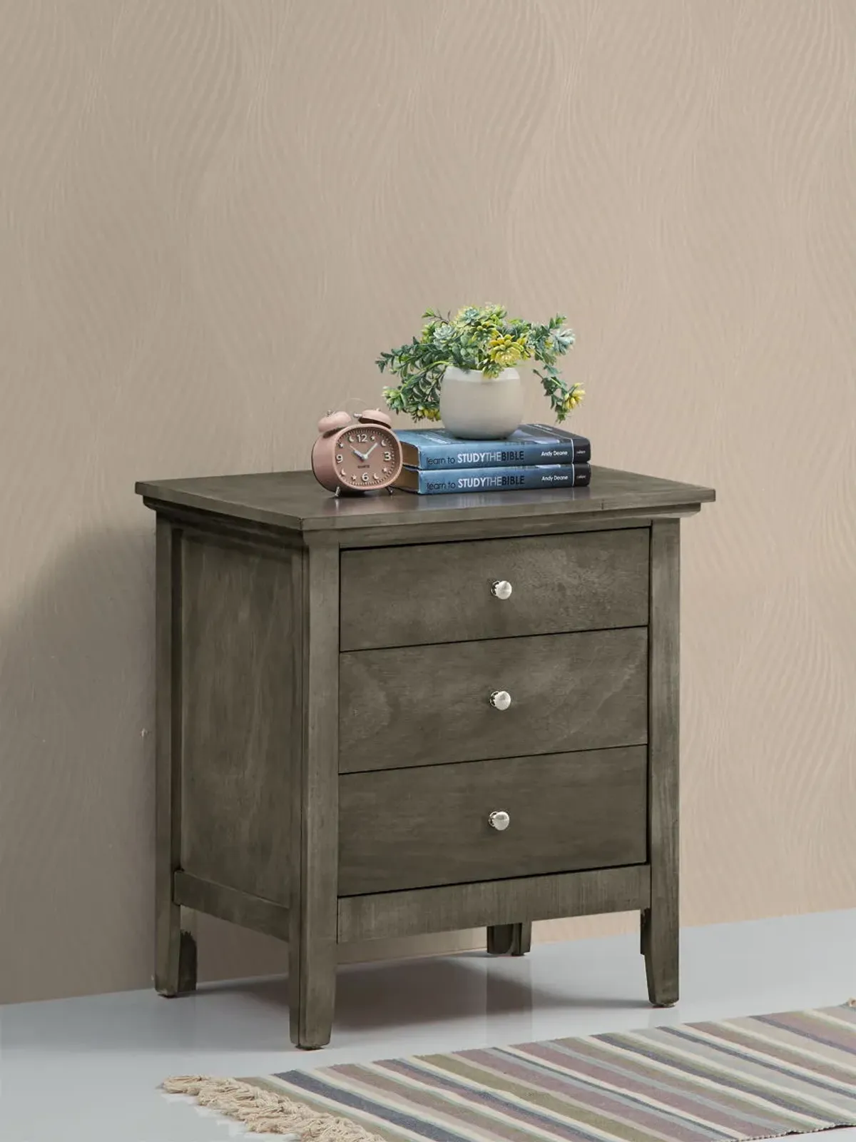 Hammond - 3 Drawer Nightstand