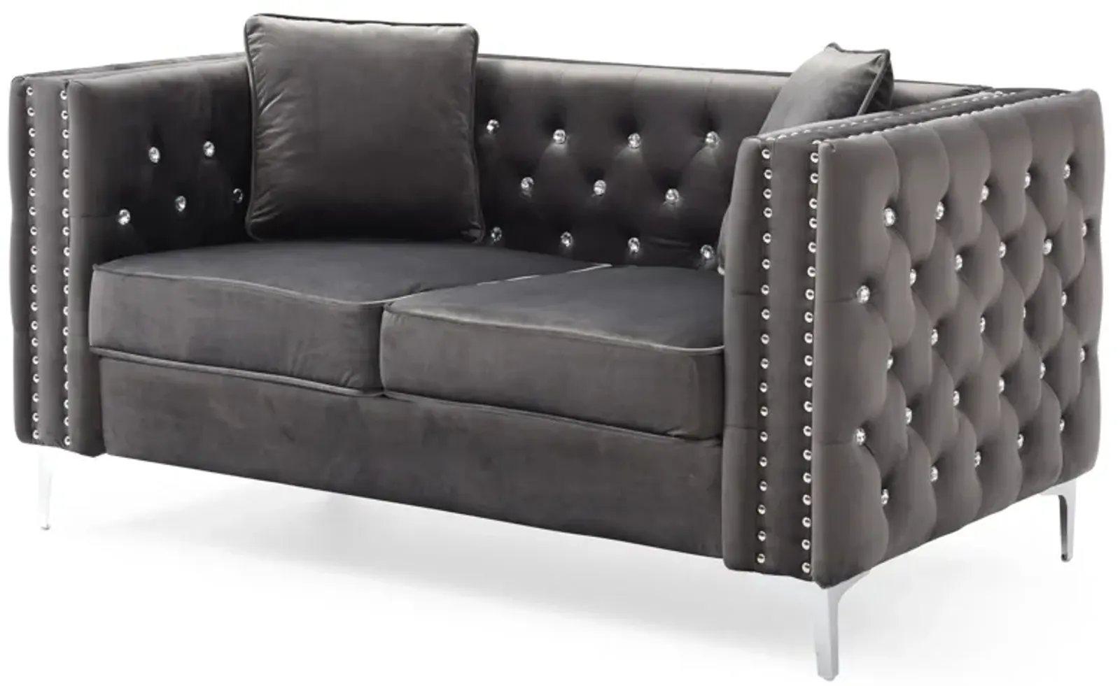 Elegant Track Arm Loveseat