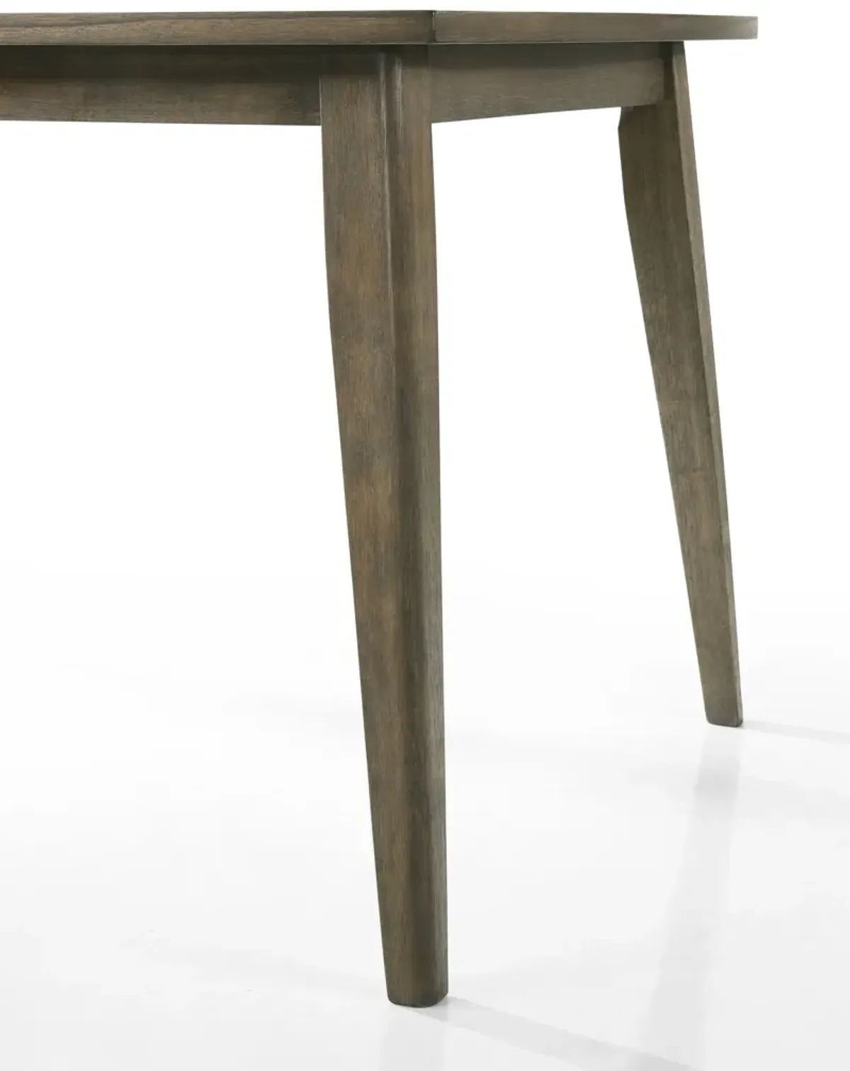 Bistro - Wide Contemporary Rectangle Dining Table With Extension Leaf