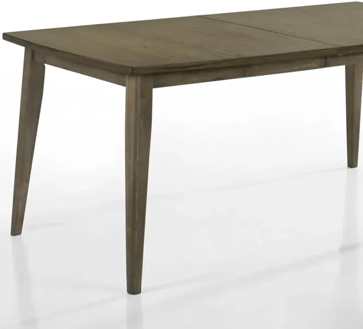 Bistro - Wide Contemporary Rectangle Dining Table With Extension Leaf