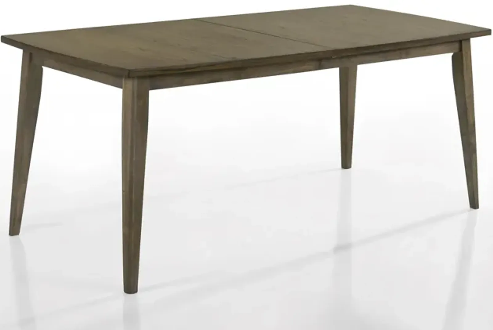 Bistro - Wide Contemporary Rectangle Dining Table With Extension Leaf