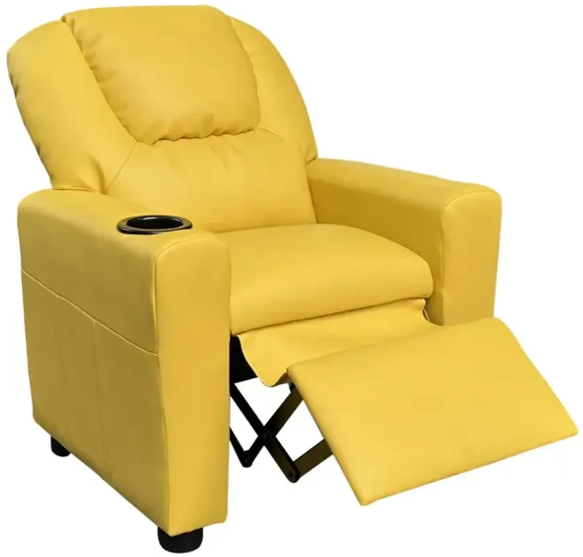 Marisa - PU Leather Kids Recliner Chair With Cupholder