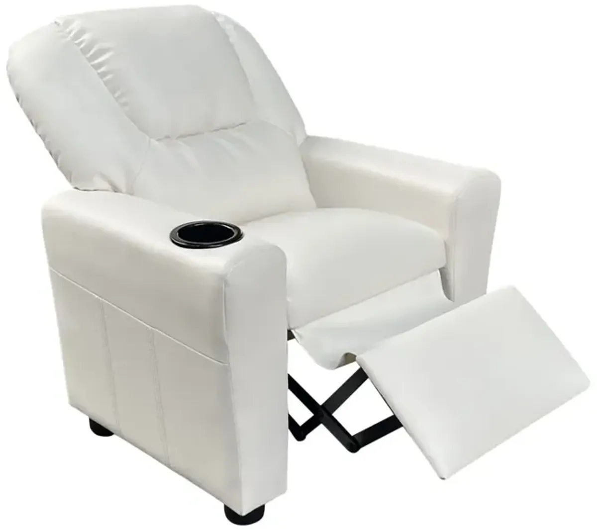 Marisa - PU Leather Kids Recliner Chair With Cupholder