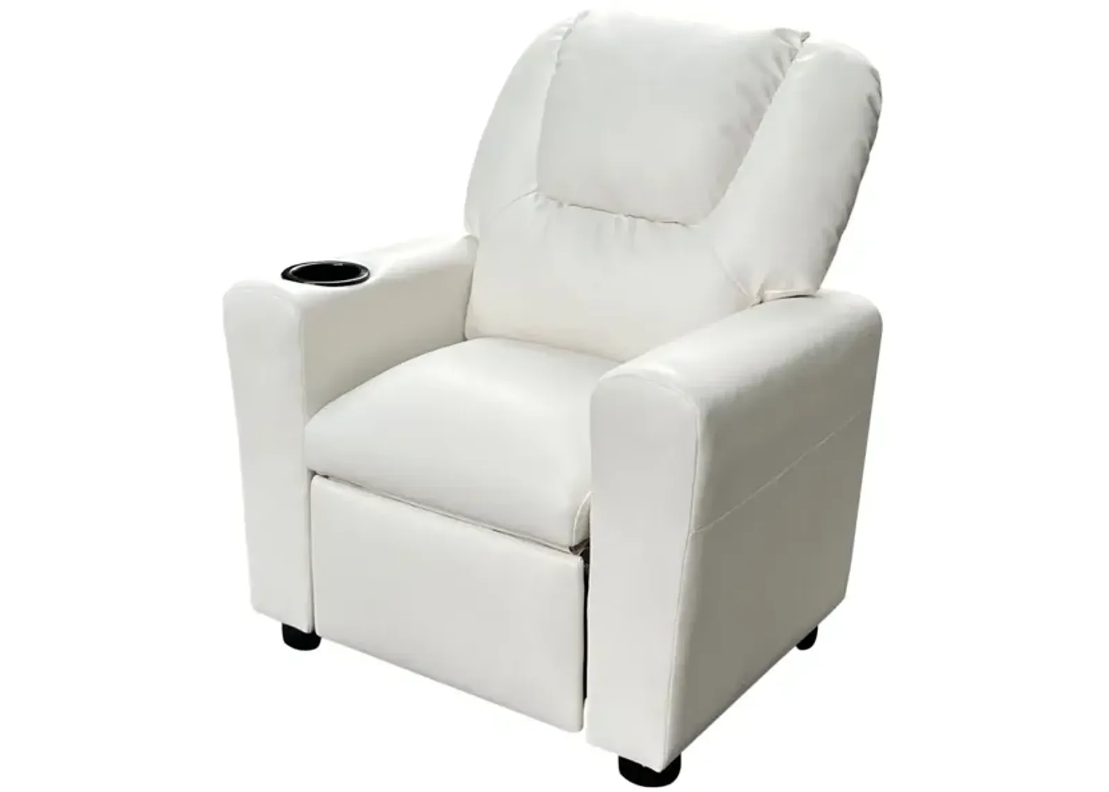 Marisa - PU Leather Kids Recliner Chair With Cupholder