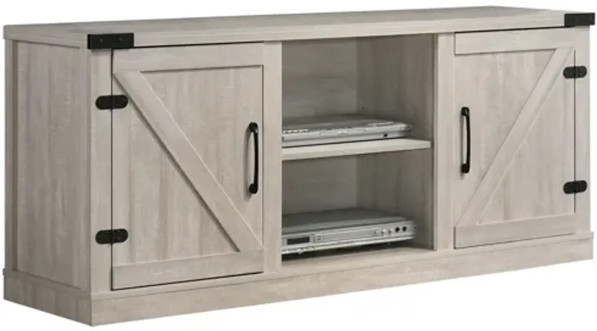 Salma - 58" Wide TV Stand With 2 Open Shelves And 2 Cabinets