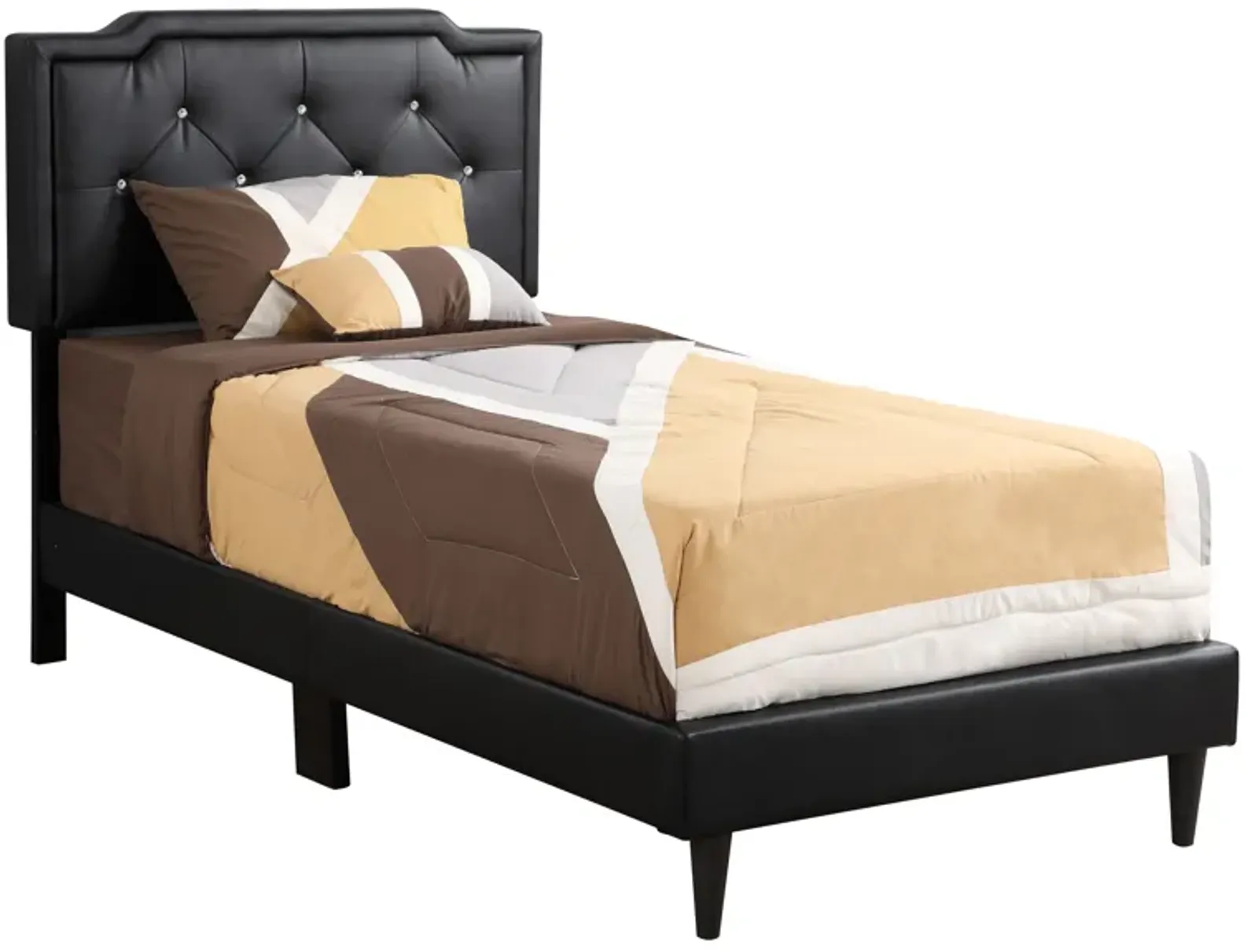 Deb - G1119-TB-UP Twin Bed (All in One Box) - Black