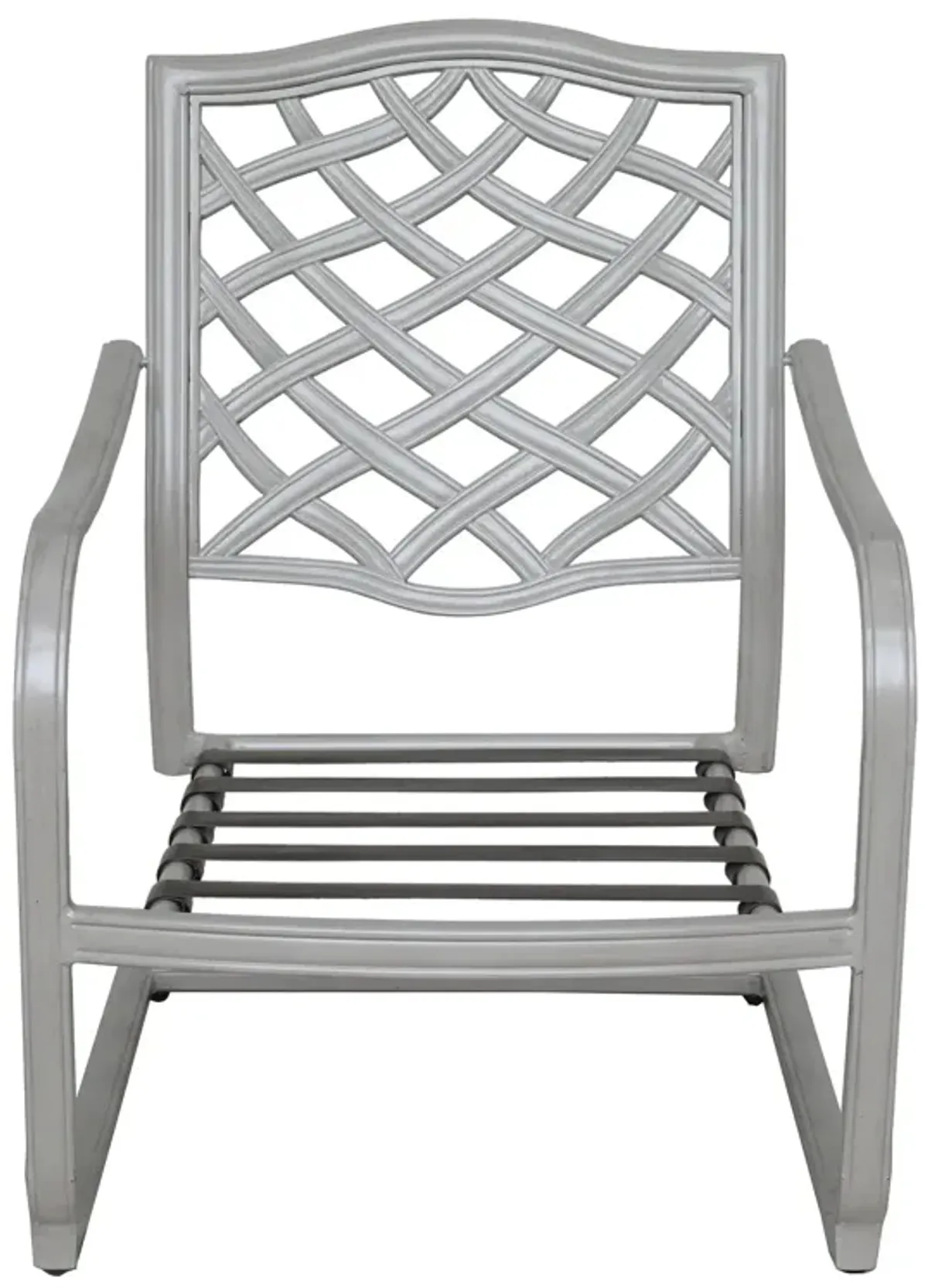 Outdoor Aluminum C Spring Chair (Set of 2) - Basalt