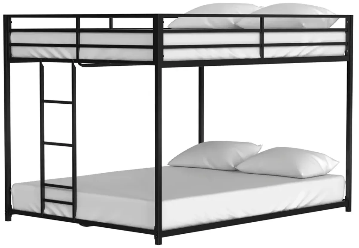 Adam - Full Over Full Bunk Bed - Black