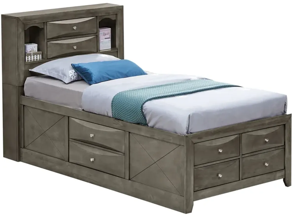 Marilla - Storage Bed With Bookcase Headboard