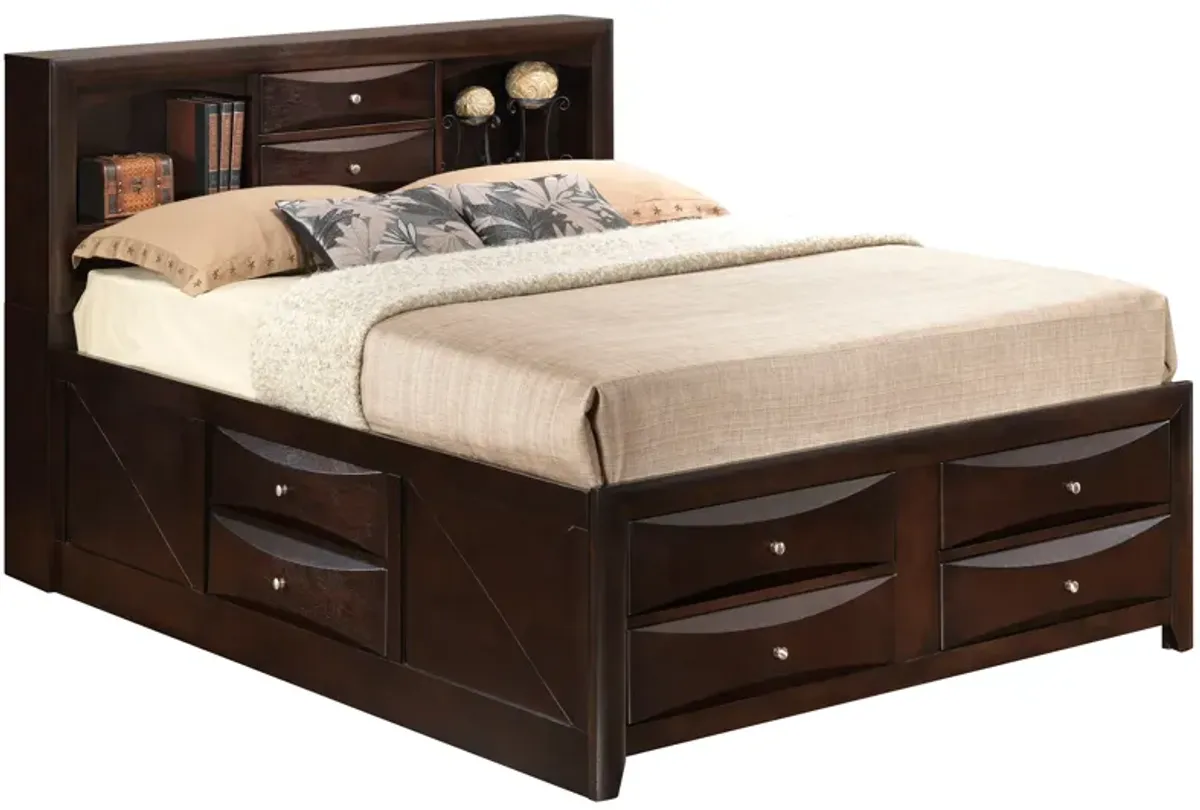 Marilla - Storage Bed With Bookcase Headboard