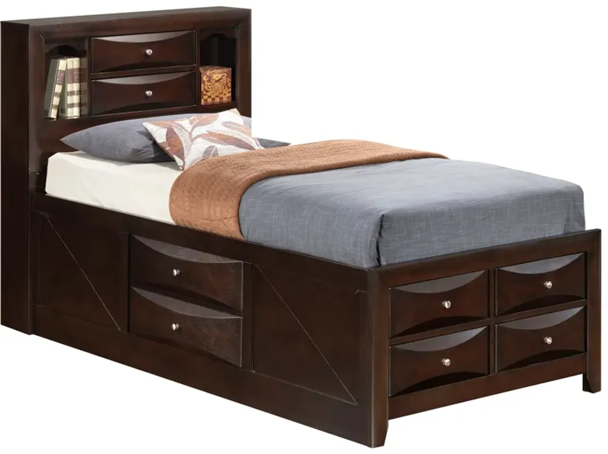 Marilla - Storage Bed With Bookcase Headboard