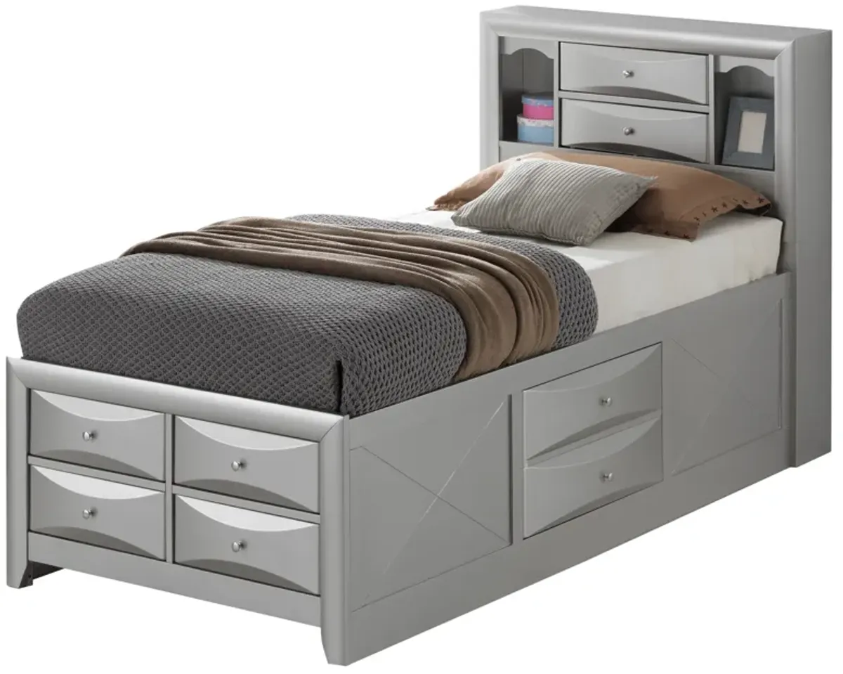 Marilla - Storage Bed With Bookcase Headboard