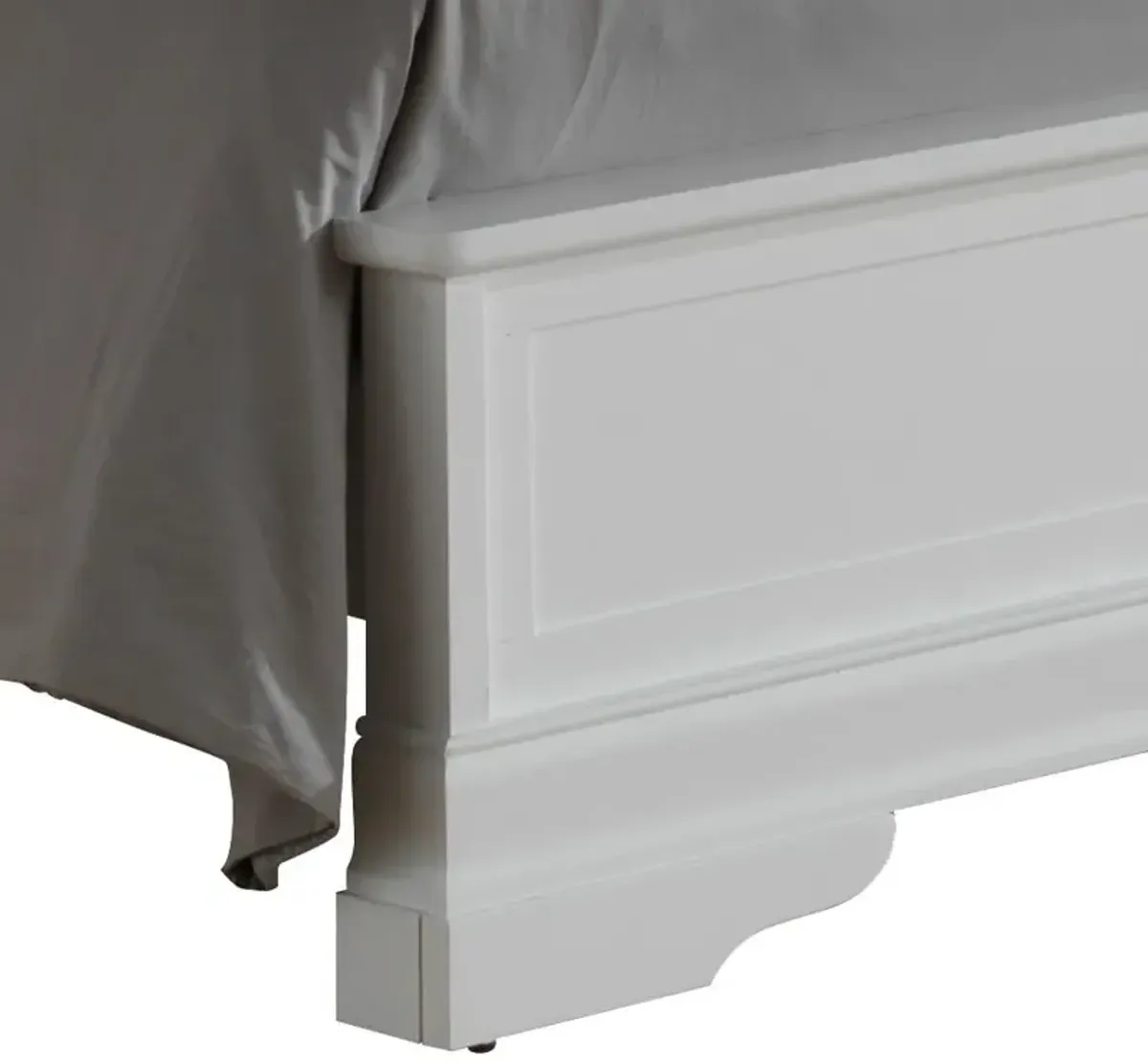 Louis Phillipe - Sleigh Bed With Low Footboard