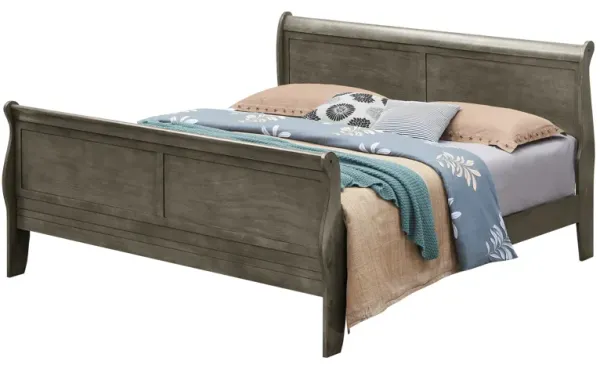 Panel Sleigh Bed