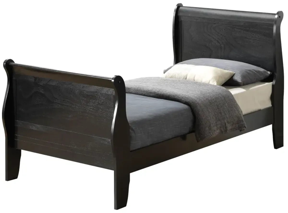 Louis Phillipe - Sleigh Bed